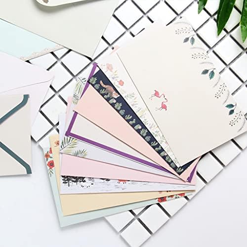 81pcs Stationary Paper and Envelopes Set, Contain 54 stationery paper and 27 envelopes, writing paper stationery set, 9 Different Style - Image 5