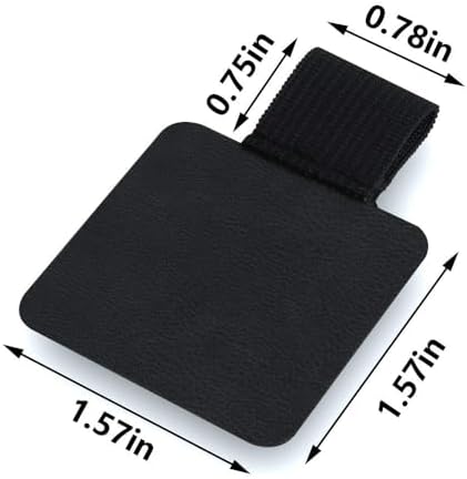 SLSON 12 Pack Notebook Pen Loop Holder Self-Adhesive Pen Holder Pencil Holders Elastic Loop Designed for Notebooks Journals Calendars (Black) - Image 5
