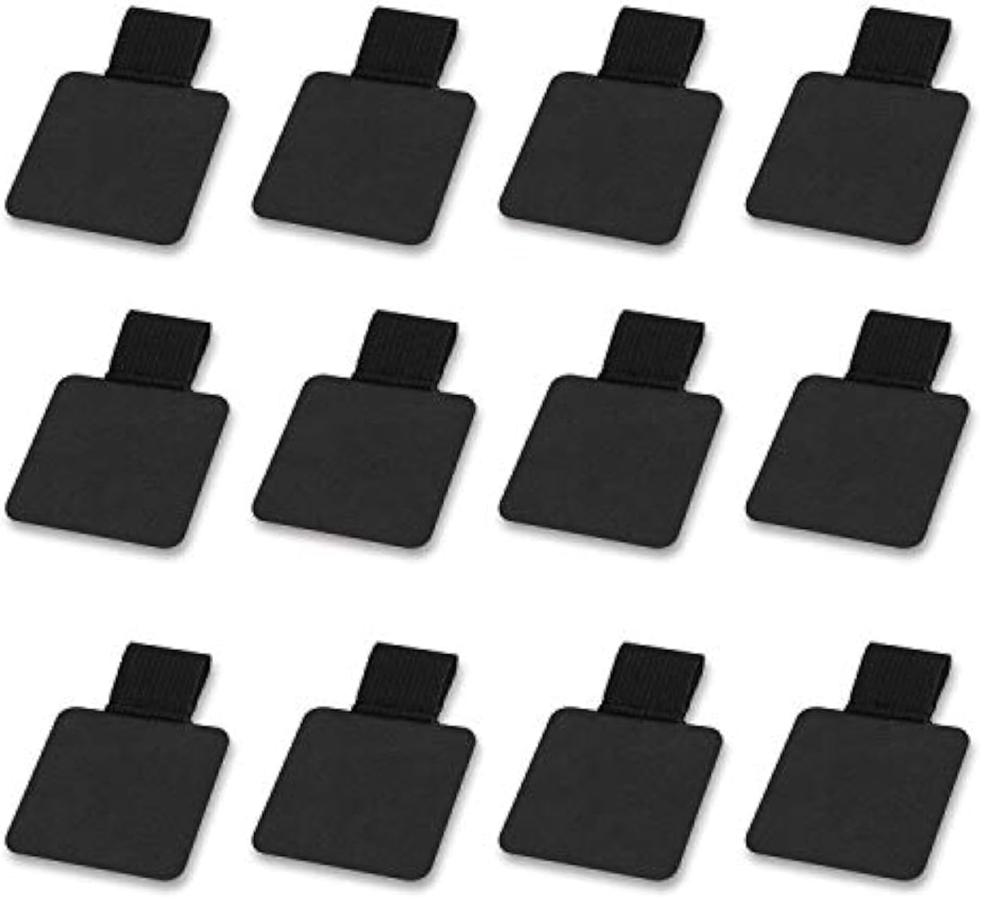 SLSON 12 Pack Notebook Pen Loop Holder Self-Adhesive Pen Holder Pencil Holders Elastic Loop Designed for Notebooks Journals Calendars (Black) - Image 9